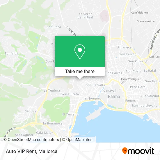Auto VIP Rent map