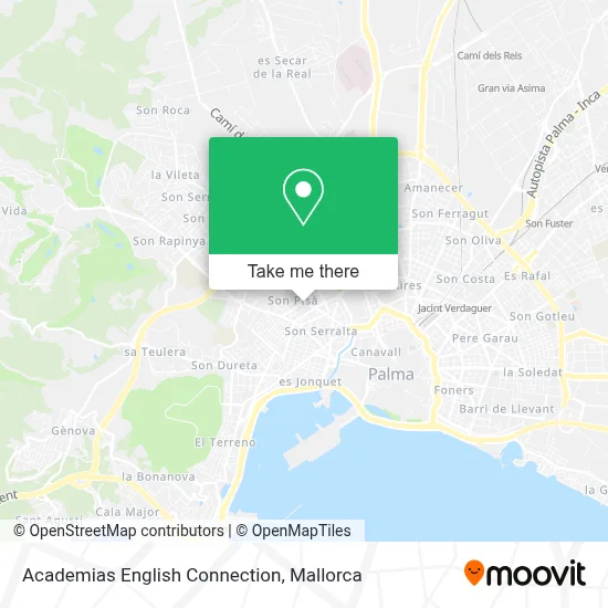 Academias English Connection map