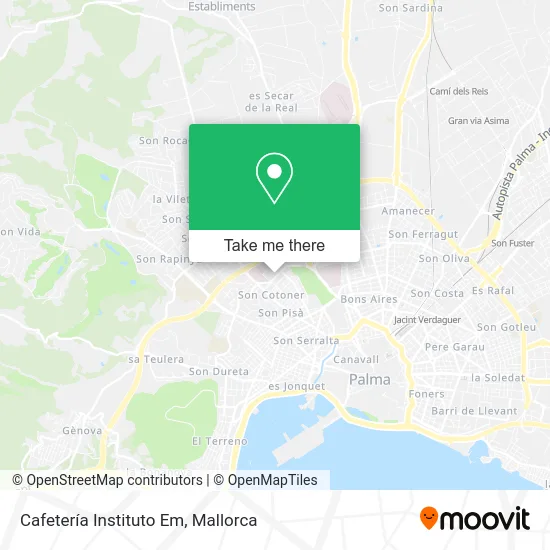 Cafetería Instituto Em map