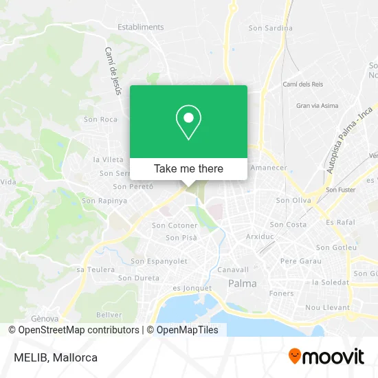 MELIB map