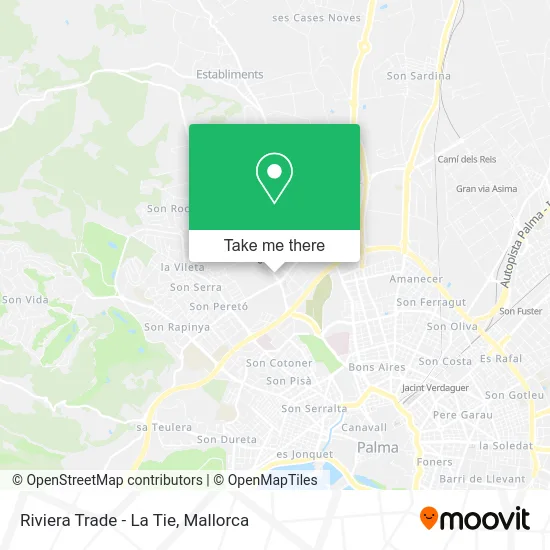 Riviera Trade - La Tie map