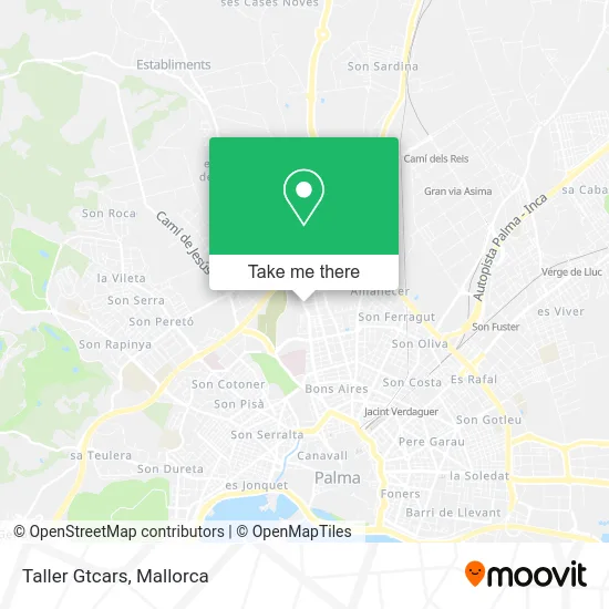 Taller Gtcars map