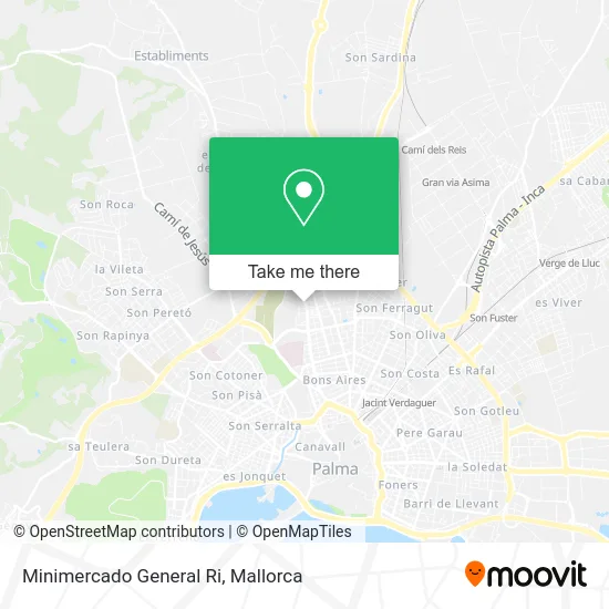 Minimercado General Ri map