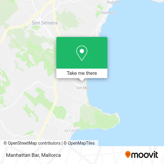 Manhattan Bar map