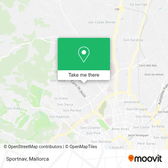 Sportnav map