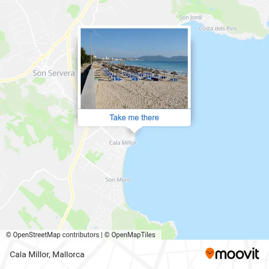 Cala Millor map