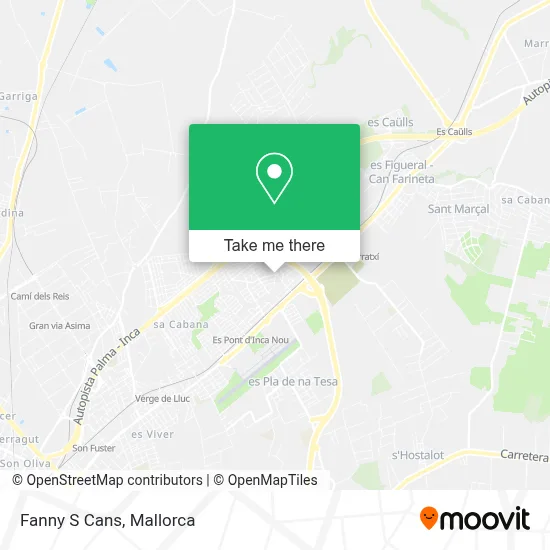 Fanny S Cans map