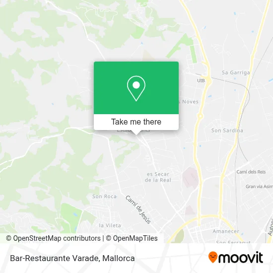 Bar-Restaurante Varade map