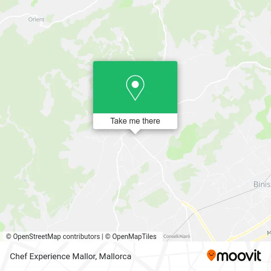 Chef Experience Mallor map