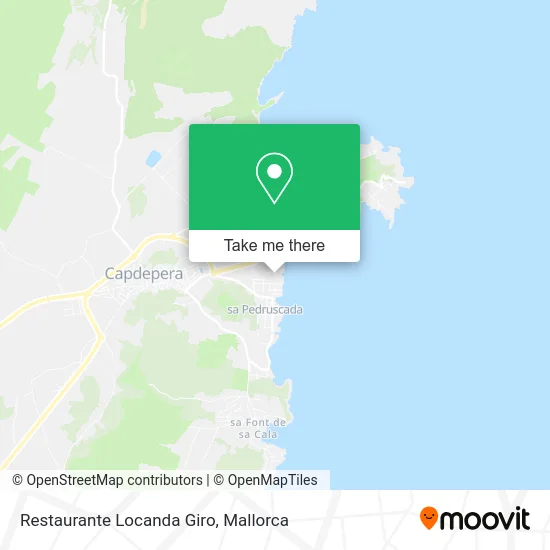 Restaurante Locanda Giro map