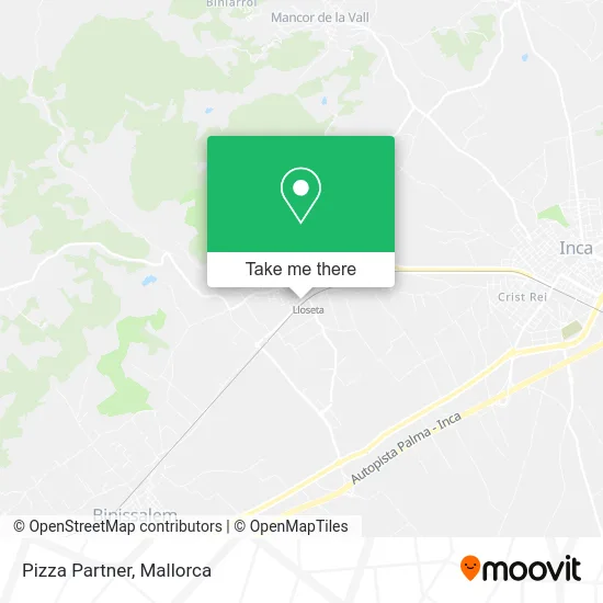 Pizza Partner map