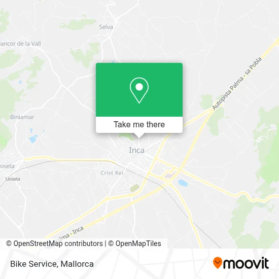 Bikeservice map