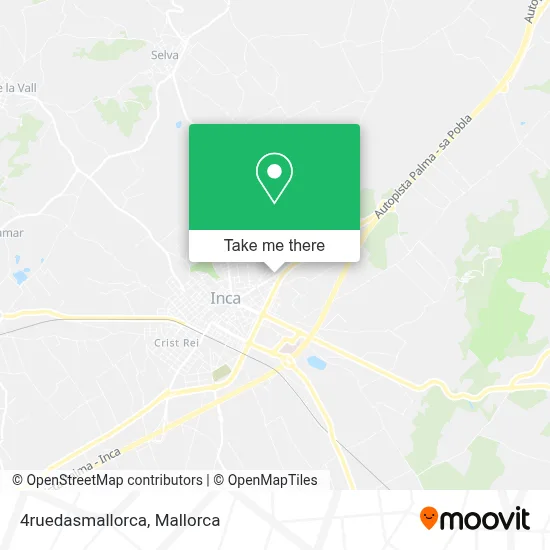 4ruedasmallorca map