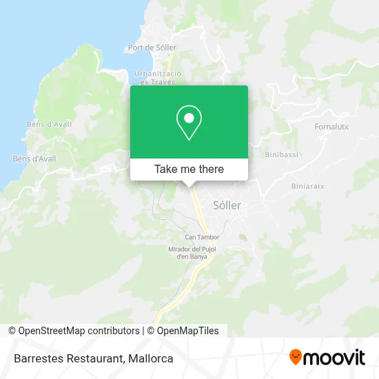 Barrestes Restaurant map
