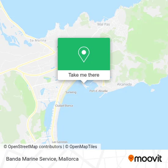 Banda Marine Service map