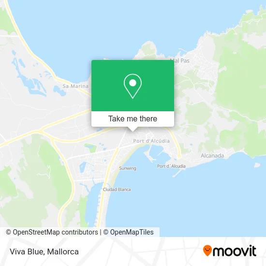 Viva Blue map