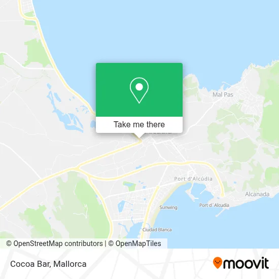 Cocoa Bar map