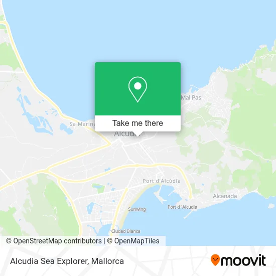 Alcudia Sea Explorer map