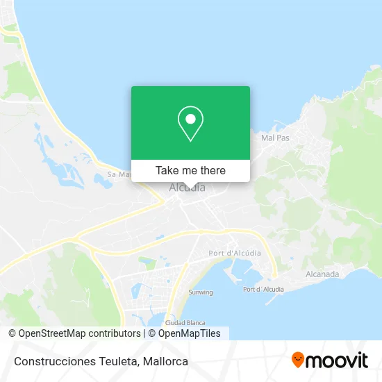 Construcciones Teuleta map