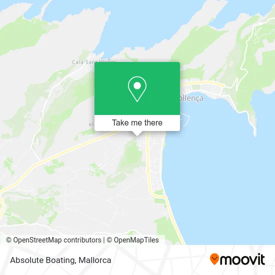 Absolute Boating map