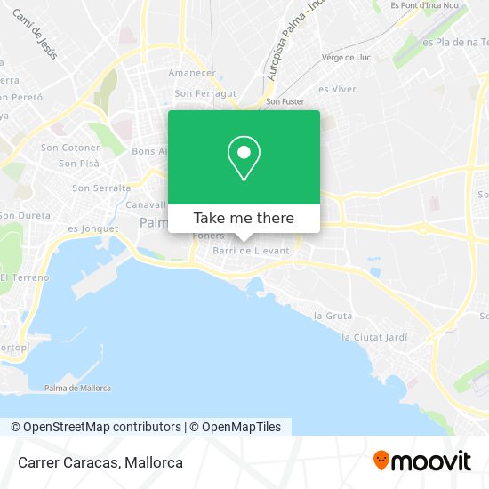 mapa Carrer Caracas
