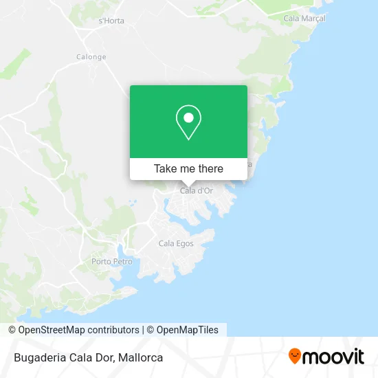 Bugaderia Cala Dor map