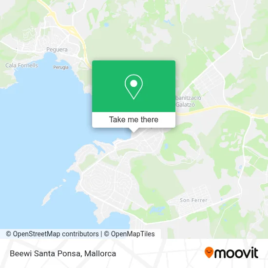 Beewi Santa Ponsa map