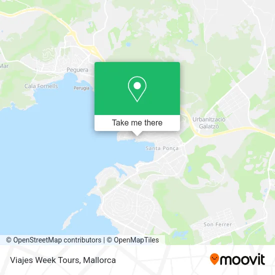 Viajes Week Tours map