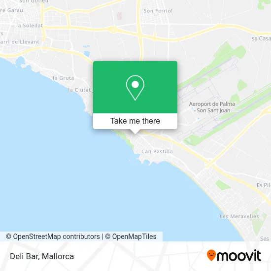 Deli Bar map