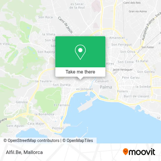Alfil.Be map