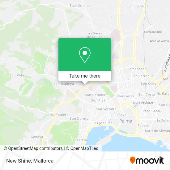 New Shine map