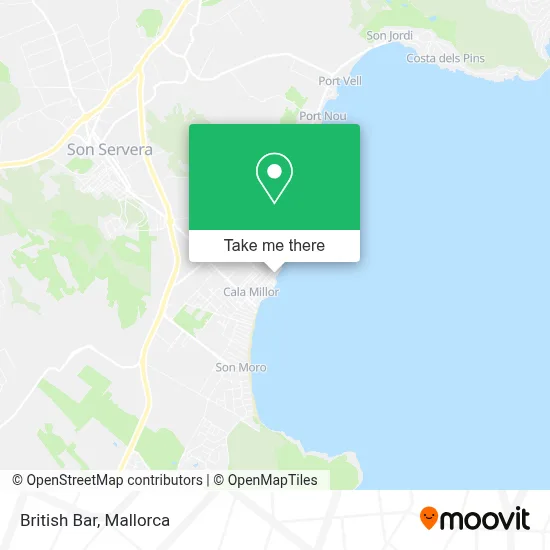 British Bar map