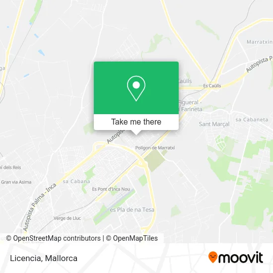 Licencia map