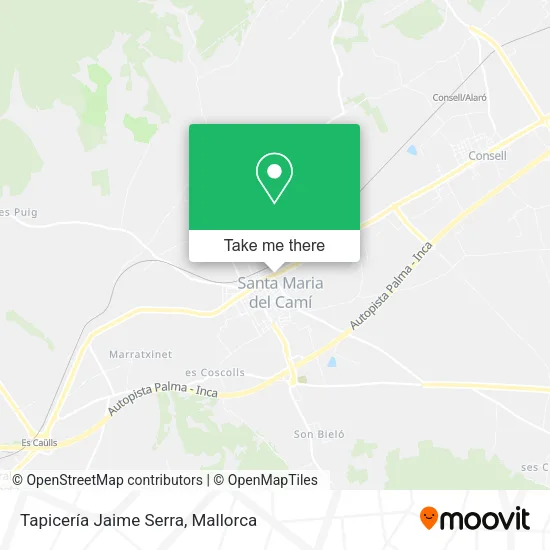 Tapicería Jaime Serra map
