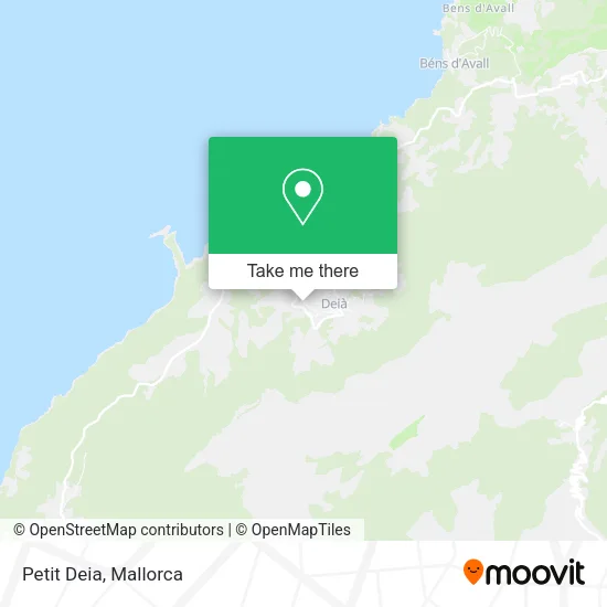 Petit Deia map