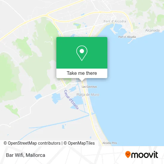 Bar Wifi map