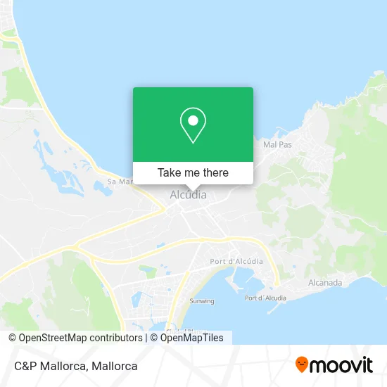 C&P Mallorca map