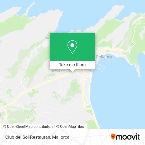 Club del Sol-Restauran map