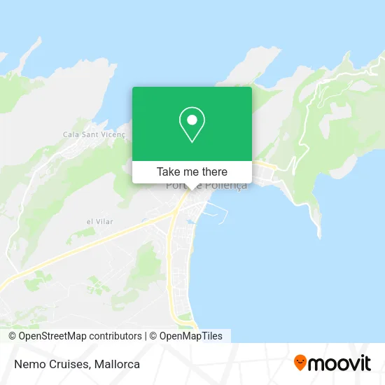 Nemo Cruises map