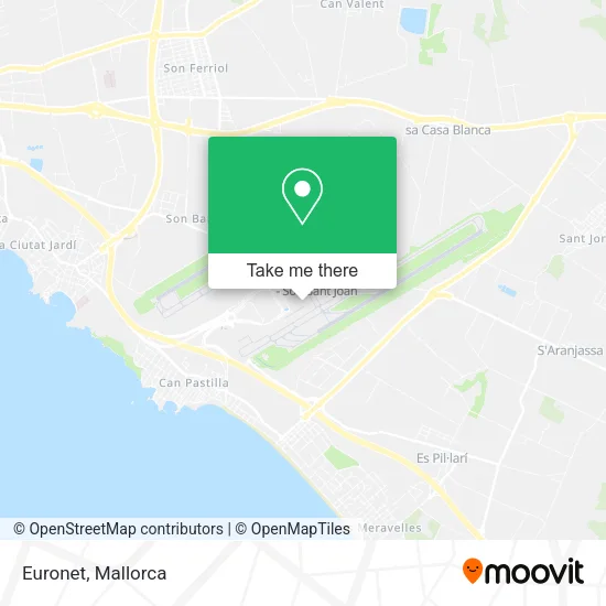 Euronet map