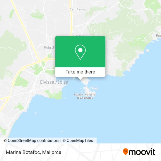 Marina Botafoc map