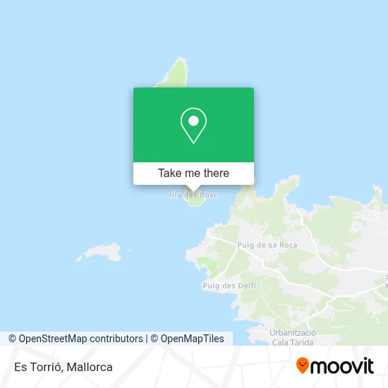 Es Torrió map