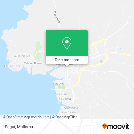 Seguí map