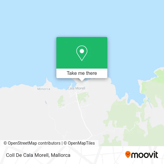 Coll De Cala Morell map
