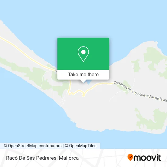 Racó De Ses Pedreres map
