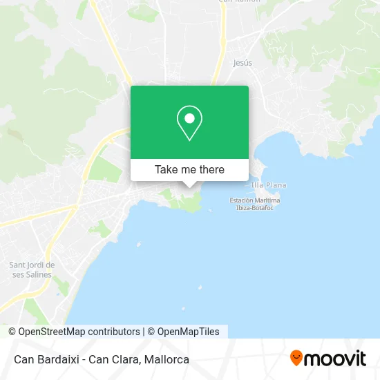 Can Bardaixi - Can Clara map