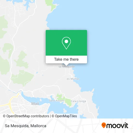 Sa Mesquida map