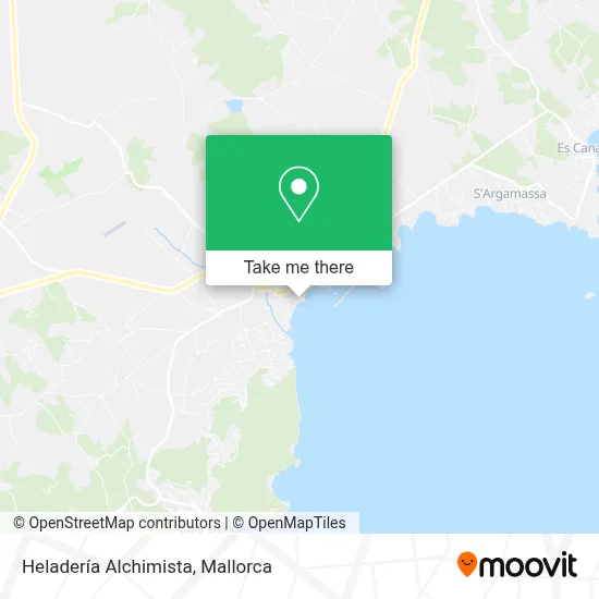 Heladería Alchimista map