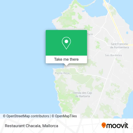 Restaurant Chacala map