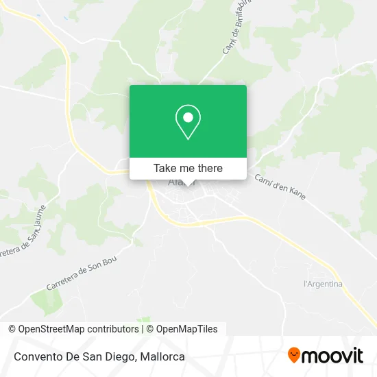 Convento De San Diego map